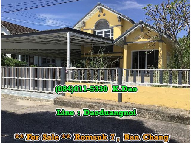 Romsuk 7 Ban Chang *** New Renovation House for Sale * Sukhumvit Road and Noen Kraprok