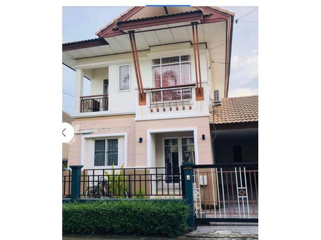 ขายบ้านแฝด2ชั้น หมู่บ้าฟ้ากรีนพาร์ค รังสิต คลอง3