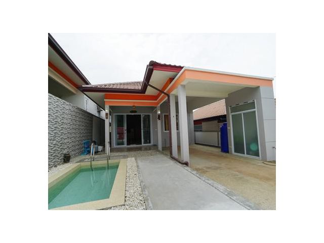 บ้านสวยสไตส์โมนเดิร์น 2นอน โซนปลายแหลม