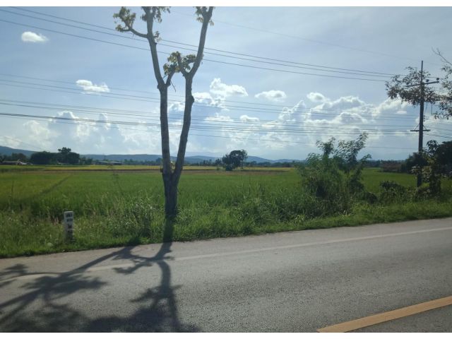 ที่ดินติดถนนหลักไปเขื่อนแม่งัด