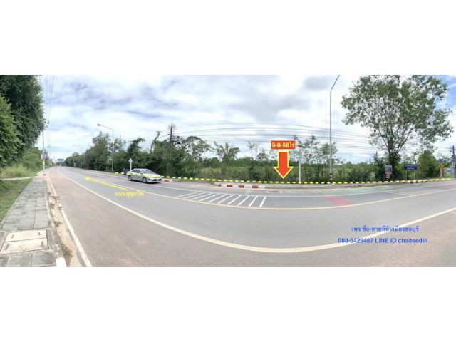 ###ขายที่ดิน นาจอมเทียน ทางเข้าวัดญาณ เนื้อที่ 9ไร่ ###