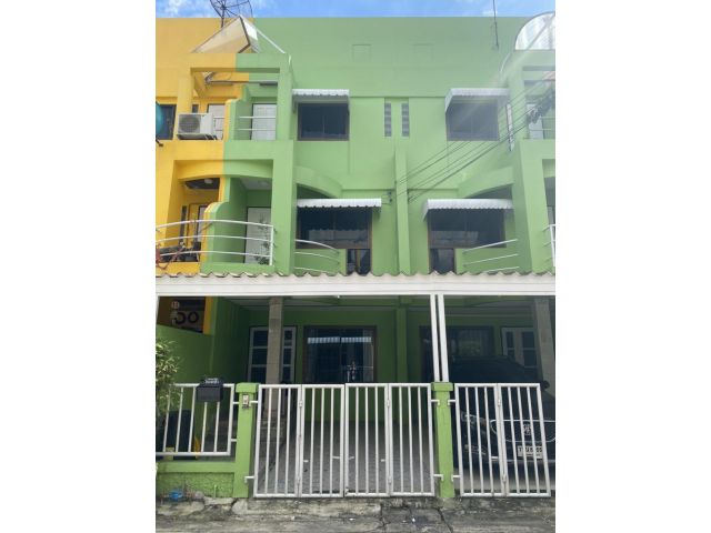 U1154 ให้เช่า ทาวน์โฮม 3 ชั้น 2 ห้องติดกัน หมู่บ้านธันยกานต์ วัชรพล  เพิ่มสิน พหลโยธิน ถนนตัดใหม่เทพารักษ์ บ้านหลังใหญ่