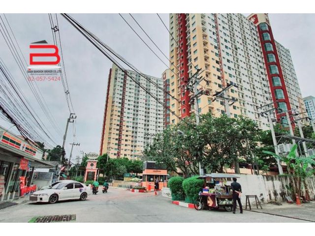 คอนโดมิเนียม วิวสระว่ายน้ำ โครงการ ศุภาลัย ซิตี้โฮม รัตนาธิเบศร์ สูง 24 ชั้น อยู่ชั้นที่ 12 เนื้อที่ 30.31 ตรม. ถนนรัตนา