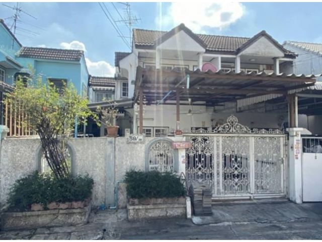 ขายบ้านแฝด (2 ชั้น) หมู่บ้าน​สินทวีวิล่า (กลางซอย) หลัง รพ.บางมด