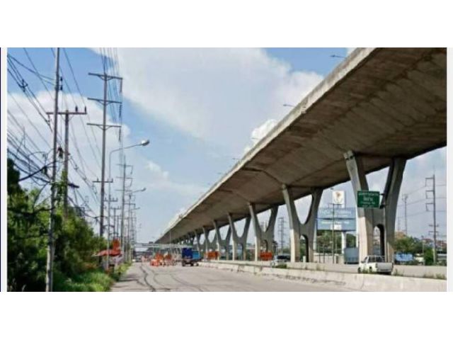 ที่ดินถมแล้ว เยื้องทางเข้าโรงไฟฟ้าบางปะกง