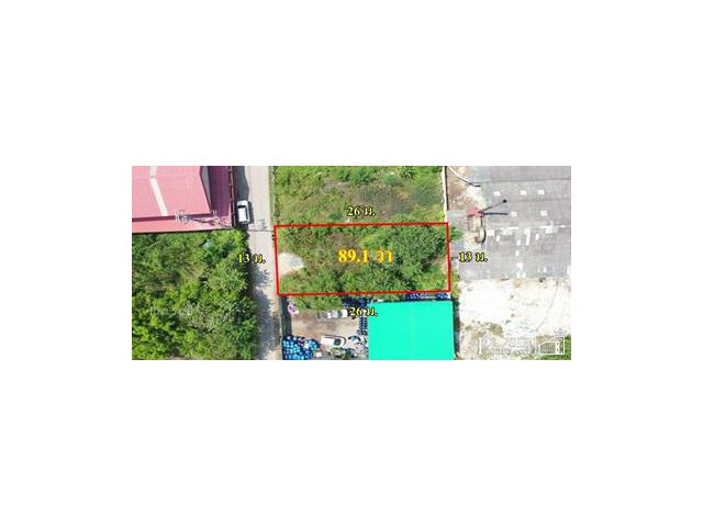 ที่ดิน 89.1 วา ทรงสวย ฮวงจุ้ยดี เดินทางสะดวก ใกล้ถนนพระราม 2 เพียง 550 เมตร – ขายที่ดินสมุทรสาคร - KK2397S