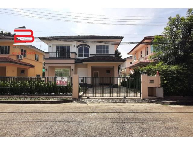 บ้านเดี่ยว 2 ชั้น โครงการ ชัยพฤกษ์ รังสิต-คลอง 4 เนื้อที่ 61 ตรว. มี 3 ห้องนอน 3 ห้องน้ำ อ.ธัญบุรี จ.ปทุมธานี