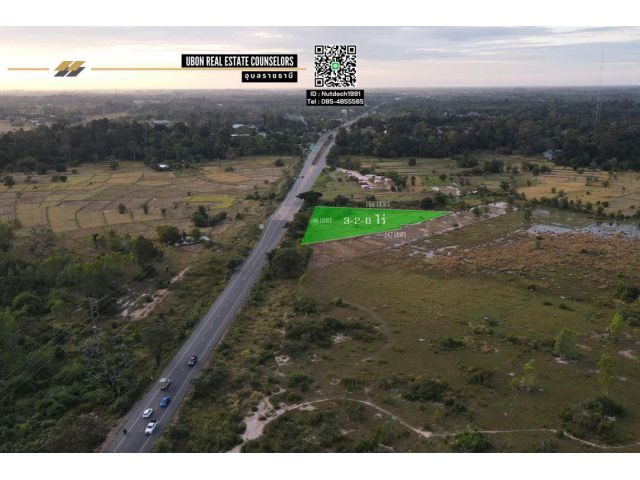 ที่ดินติดถนนเลี่ยงเมือง 500 เมตร แยกกุลลาด
