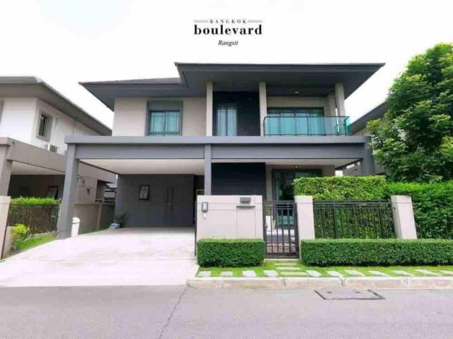 ขาย บ้านเดี่ยว 2 ชั้น สภาพใหม่ มบ. Bangkok Boulevard Rangsit Klong 4 -#รังสิต คลอง 4