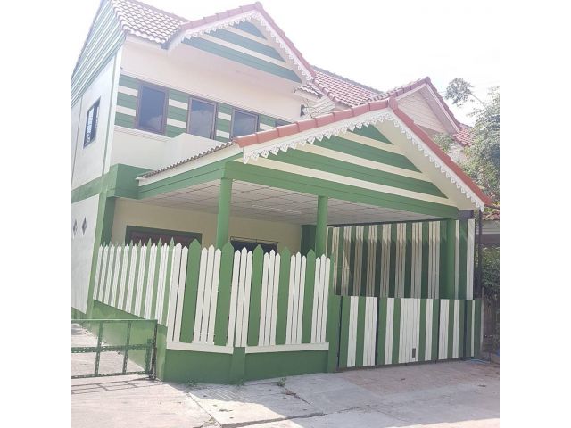 ขายบ้านเดี่ยว 2 ชั้น #บ้านสวนหลวงพาวิลเลี่ยน ถนนสวนหลวง 5 เดินทางสะดวกถนนพุทธมนฑลสาย 4 ใกล้วัดท่าไม้,เทสโก้โลตัส