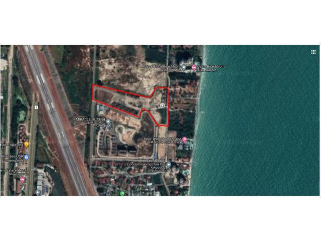 PK22ให้เช่าที่ดิน หาดชะอำ เพชรบุรี  ใกล้ทะเล หาดชะอำ เพียง 150 เมตร ติดถนนเพชรเกษม(เก่า) สัญจรสะดวก