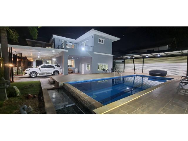 H260-Pool villa house for sale, San Pu Loei Intersection, Doi Saket, Chiang Mai.