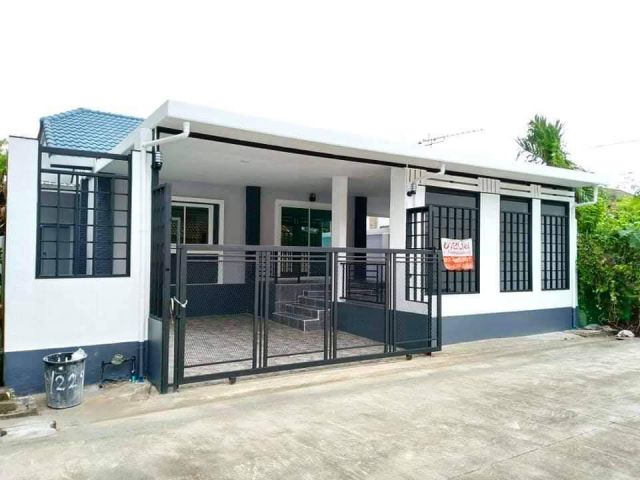 ขาย บ้านชั้นเดียว หมู่บ้านฟ้าคราม 40 ตรว. ลำลูกกา คลอง 2 รีโนเวทใหม่ทั้งหลัง ใกล้ดอนเมือง ถนนวิภาวดีรังสิต สนามธูปเตมีย์