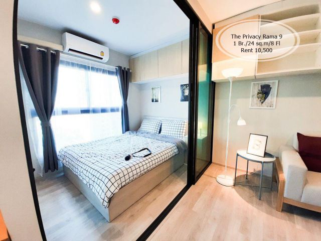 เช่า- The Privacy Rama 9/ 1 นอน/24 ตรม./ชั้น 8 /ใกล้ APL รามคำแหง เช่า 10,500