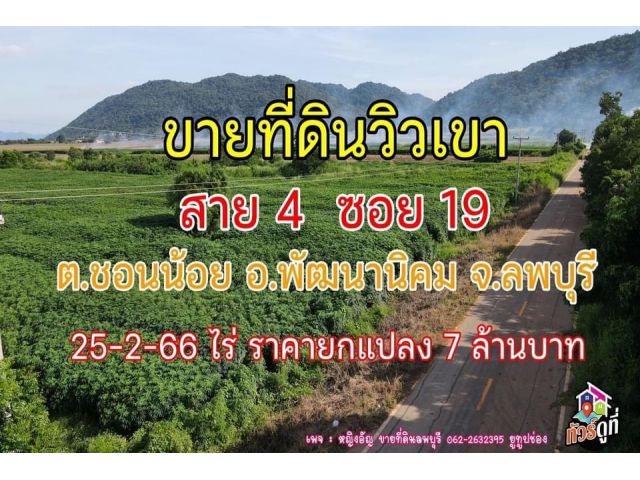 ที่ดินขายยกแปลงลพบุรีถูกๆ
