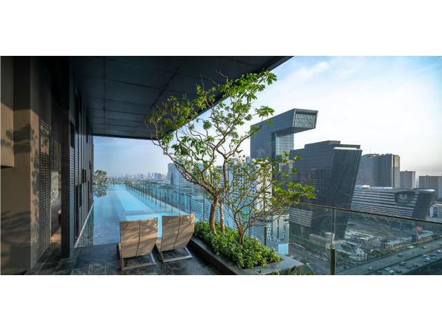 Condo THE LINE Asoke-Ratchada near MRT Rama 9