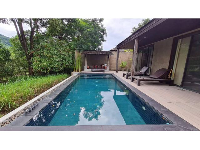 ขายบ้านพักตากอากาศ Private Pool villa มุตติมายา Muthi maya ใกล้คีรีมายา หลังมุม ส่วนตัวมาก ตำแหน่งดี วิวสวย 087-907-4045