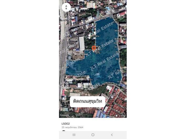 ขายที่ดิน 45-2-75 ไร่ ติดถนนสุขุมวิท บางละมุง