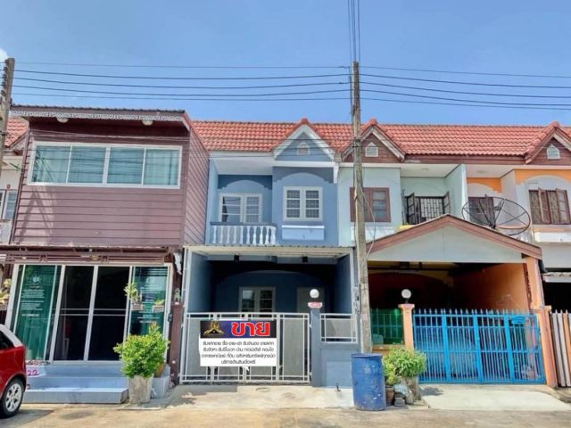 ขายทาวน์เฮาส์ 2 ชั้น #หมู่บ้านฉัตรณรงค์วิลล่า5 ลำลูกกา ปทุมธานี ทำเลดี บ้านอยู่ติดถนนลำลูกกา