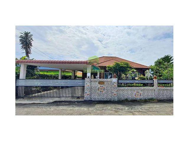 หมู่บ้านสยามกรีนวิลล์ ขายด่วน บ้านเดี่ยว ชั้นเดียว เนื้อที่ 106 ตร.ว ทำเลดี สวย แต่งครบ พร้อมอยู่อาศัย