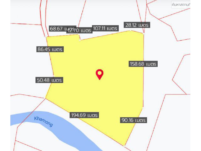 ขายที่ดินกบินทร์บุรี 26. 5 ไร่ ติดคลอง ใกล้ถนนเส้น 304 เพียง 3 กม. จ. ปราจีนบุรี
