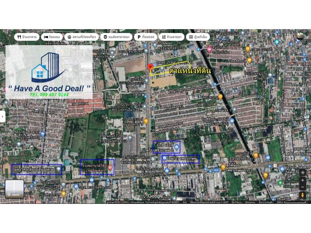 ที่ดิน 10-3-57 ไร่ ติดถนนพุทธมณฑลสาย3 ห่างถนนเพชรเกษม 1 กม.
