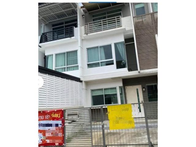 ให้เช่าทาวน์โฮม3ชั้น โครงการบ้านใหม่ พระราม9
