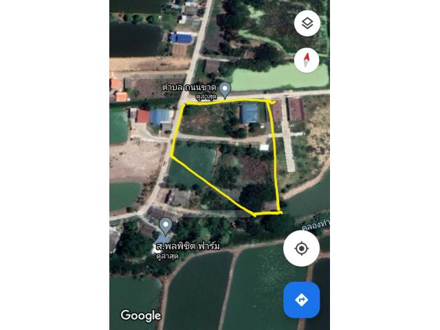 ขายที่ดินพร้อมบ้าน 4-2-33ไร่ ต.ถนนขาด ใกล้ถนนตัดใหม่