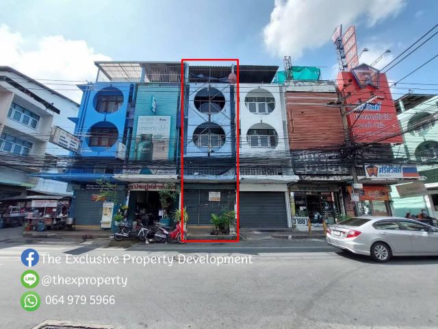 ขาย อาคารพาณิชย์ 3 ชั้น 1 คูหา ซอยประดู่ 1 ใกล้ รพ.ไทยจักษุ