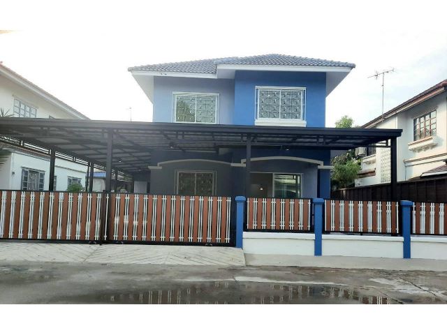 ขายบ้านเดี่ยว 2 ชั้น โซนหน้าสวน บ้านหันทิศตะวันออก #หมู่บ้านเคซีการ์เด้นโฮม12 รีโนเวทใหม่ แต่งสวยพร้อมอยู่