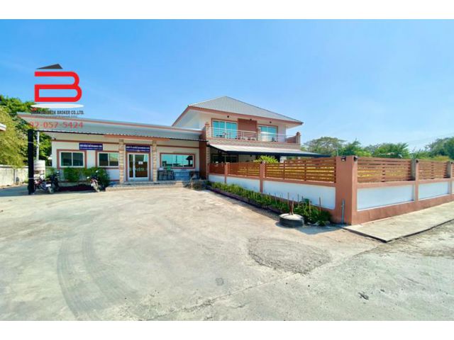 ที่ดินพร้อมบ้านเดี่ยว 2 ชั้น เทศบาล 6/2 (นะวิโรจน์) เนื้อที่ 4-3-63 ไร่ อ.บางปะกง จ.ฉะเชิงเทรา