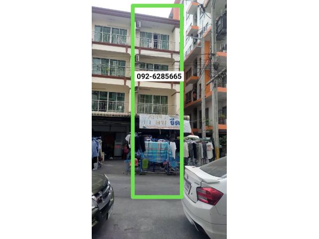 ขายอาคารพาณิชย์ 4ชั้น ใกล้ ม.บูรพา บางแสน