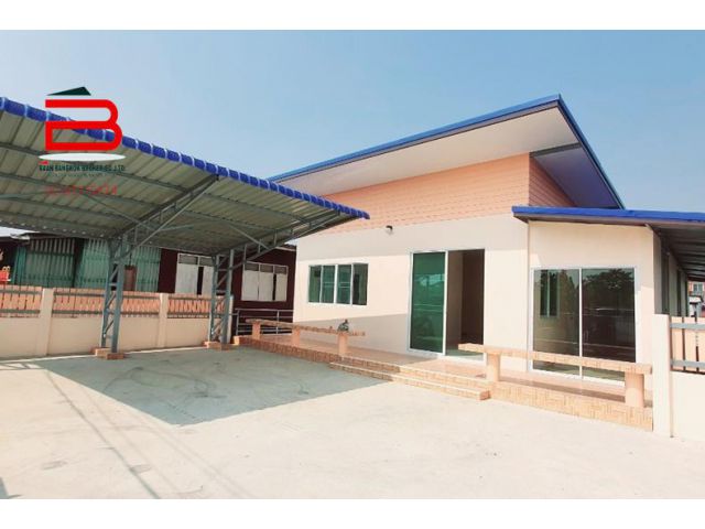 บ้านเดี่ยว 1 ชั้น ใกล้ตลาดน้ำพิมลราช 1 เนื้อที่ 69 ตรว. ถนนชัยพฤกษ์ อ.บางบัวทอง