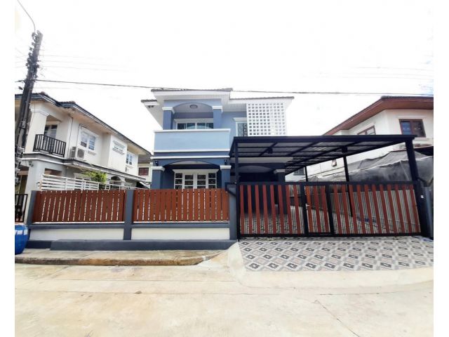 บ้านเดี่ยว 2 ชั้น #หมู่บ้านการเคหะ สุวินทวงศ์ ตกแต่งใหม่ทั้งหลัง ทาสีใหม่ทั้งภายใน-ภายนอก ปูกระเบื้องแกรนิตโต้ ทำเลดี