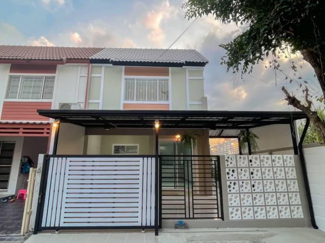 บ้านของเราคุณภาพต้องมาก่อน ขายทาวน์เฮ้าส์ 2 ชั้น #หมู่บ้านพฤกษา45​ บ้านหันหน้าทางทิศเหนือ มุมในไม่วุ่นวาย​ ใกล้ถนนกาญจนา