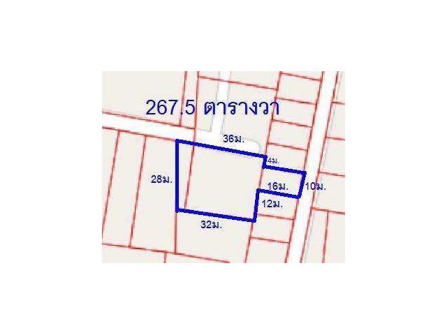 ขายที่ดิน 267 ตรว. ถนนสุขุมวิท 63 ซอยเอกมัย 22 เหมาะสร้างคอนโด บ้าน ออฟฟิศ