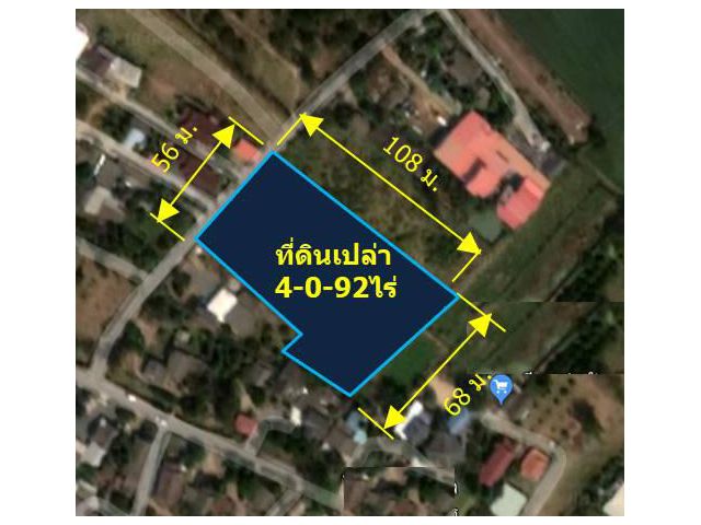 ขายที่ดินเปล่า ในหมู่บ้านน้อย สันกำแพง 4-0-92 ไร่