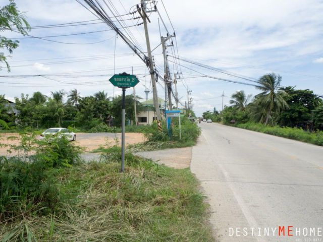 ขายที่ดิน 2 ไร่ ซอย เอราวัณ 25 คลองหลวง ธัญบุรี ปทุมธานี  ถมแล้ว ใกล้ ตลาดไท