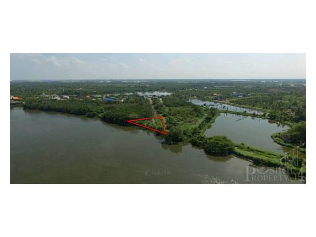 ลดราคาพิเศษ แปลงสุดท้าย ที่ดิน 100 วา รับวิวแม่น้ำ สวย บรรยากาศดีตลอดปี เหมาะปลูกบ้าน สะดวกใกล้เมืองมหาชัย