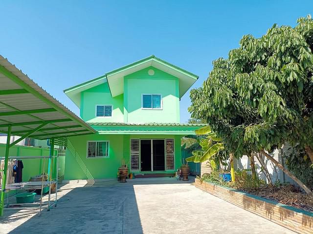 ขาย บ้านเดี่ยว 2 ชั้น ซ.จารุสังข์ 3 บางพลีใหญ่ ที่ดิน 101 ตร.ว. 4 ห้องนอน บางพลี ต่อเติมพื้นที่ขายของ