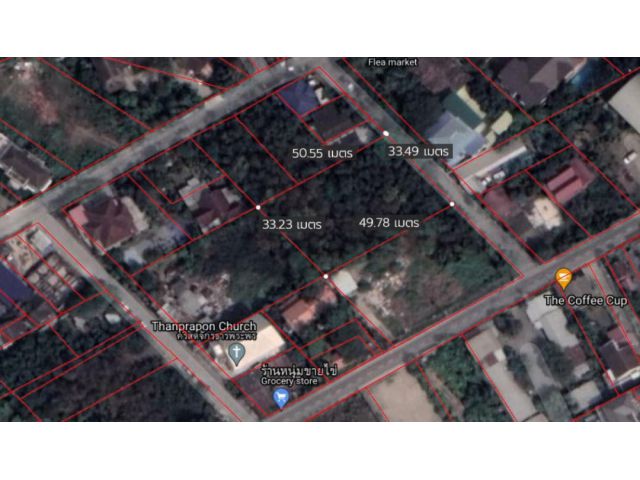 LS0113 ขายที่ดินเปล่า 1 ไร่ พื้นที่สีส้ม ซอยเฉลิมพระเกียรติ รัชกาลที่ 9 ซอย 7