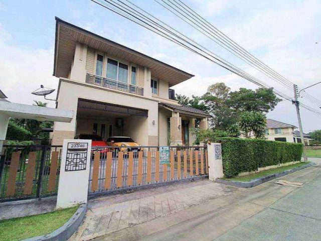 ขายบ้านเดี่ยวหลังใหญ่ 136.1 ตรว. 285 ตรม. สภาพสวย หลังมุม ทำเลดี โครงการ ณุศาศิริ ซิตี้ พระราม 2