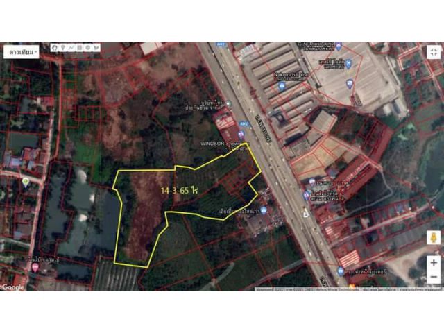 ขายที่ดินเปล่า 14-3-65 ไร่ ติดถนนเพชรเกษม(ฝั่งขาเข้านครปฐม) ตรงข้ามโลตัสนครชัยศรี