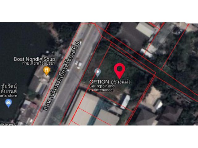PK66ขายที่ดินเฉลิมพระเกียร เนื้อที่ 384 ตรว ขาย 22 ล้าน