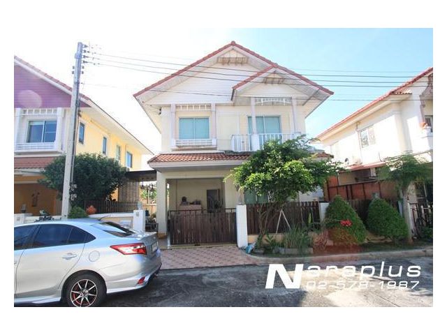 65010018 : บ้านแฝด 2 ชั้น 3 ห้องนอน โครงการ มณีรินทร์ พาร์ค 2 บ้านกลาง อ.เมืองปทุมธานี ขายถูกสุดในโครงการ ฟรีดาวน์