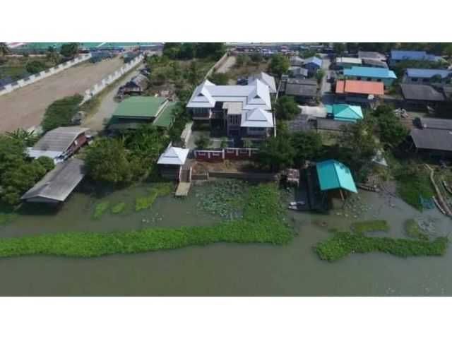 ที่ดินติดแม่น้ำ บ้านริมแม่น้ำท่าจีน  ที่ดินเนื้อที่ 1-2-31 ไร่
