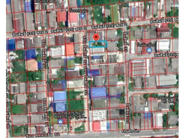 ขายถูกที่ดินสำหรับปลูกสร้างบ้าน ซ.พหลโยธิน 62