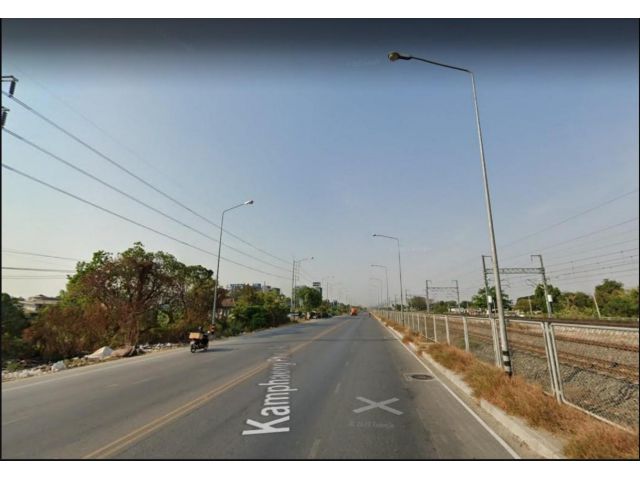 ขายที่ดิน ติดถนน 2 ด้าน ริมถนนกำแพงเพชร 6