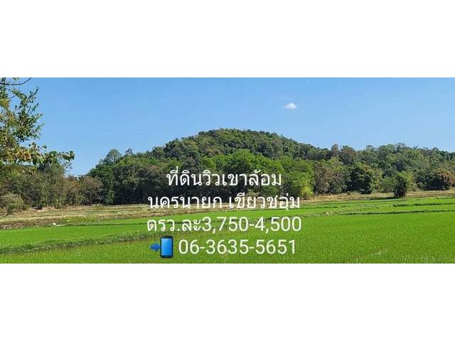 แบ่งขายที่สวย ต.สีนาวา อ.เมืองนครนายก