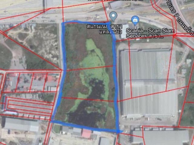 ขายที่ดินเปล่า ศรีราชา ใกล้สแกนเนี่ย สาขาแหลมฉบัง